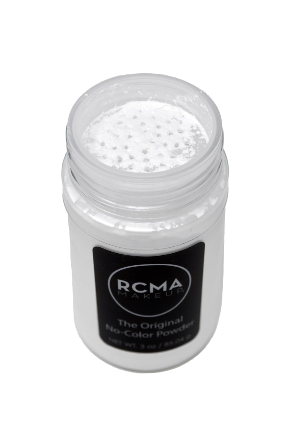 RCMA No Color Powder camera-ready finish reduces shine under bright lights.