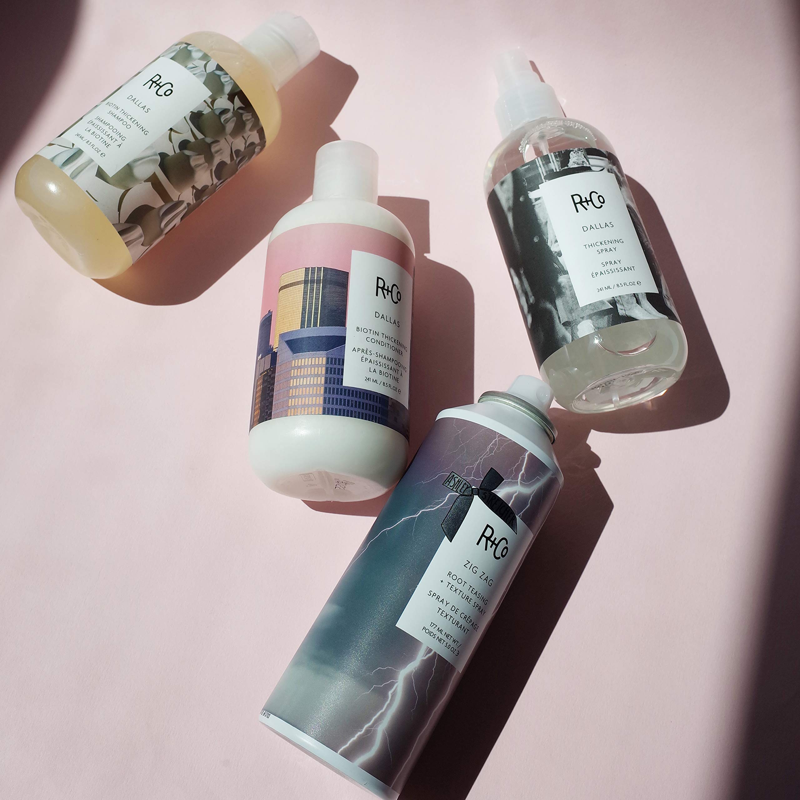 R+Co Zig Zag blends into hair color for seamless finish.