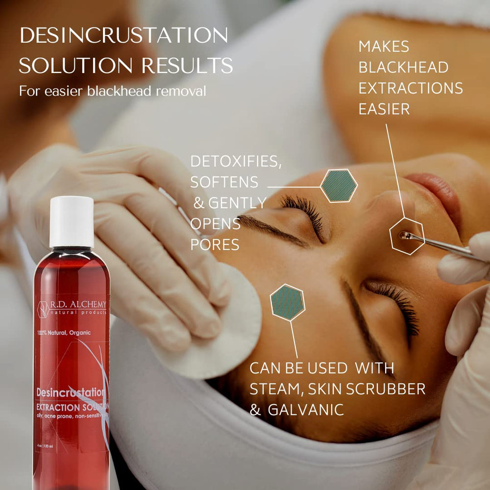 RD Alchemy open-pores application highlights deeper cleansing benefits.