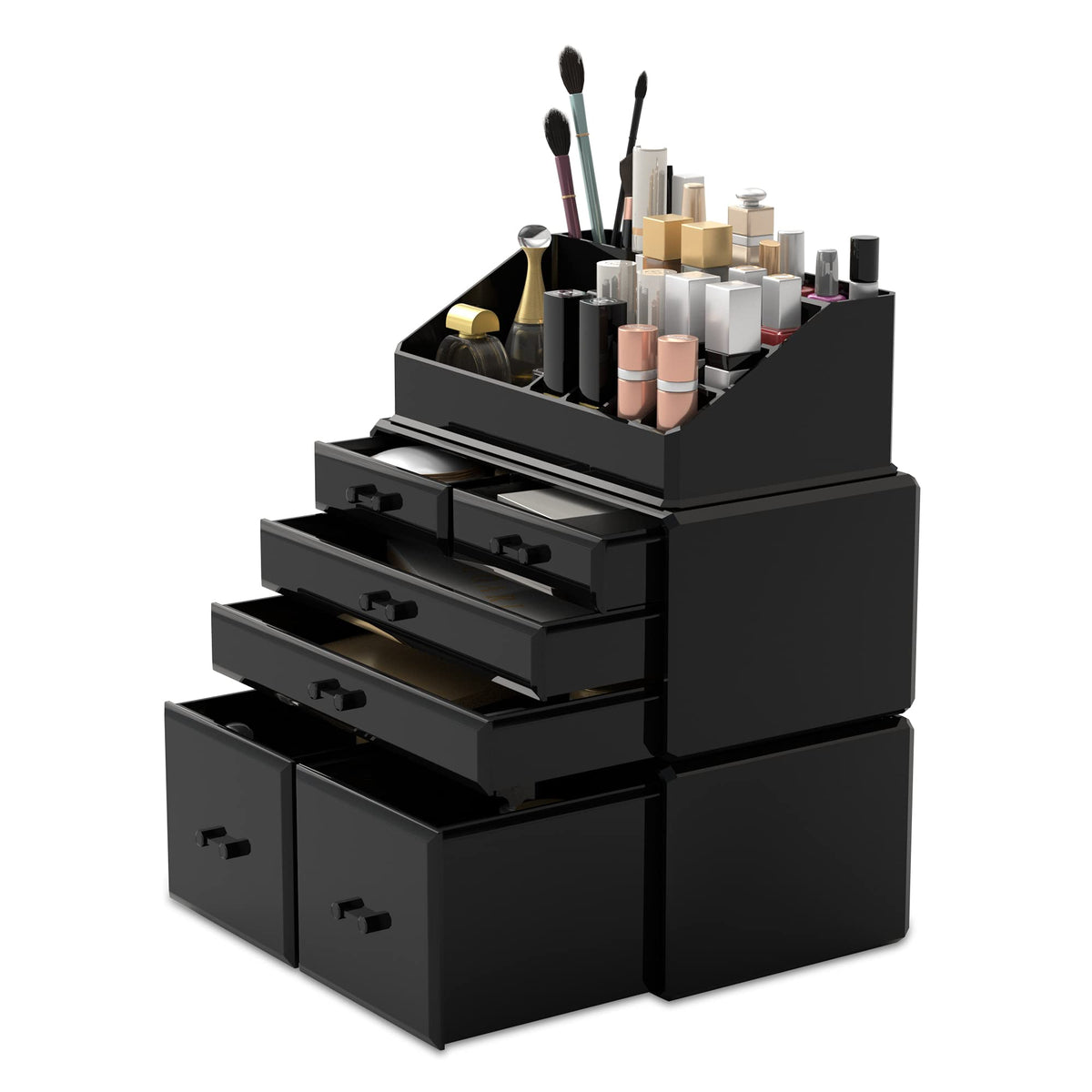 READAEER makeup organizer base drawer closed for tidy vanity storage