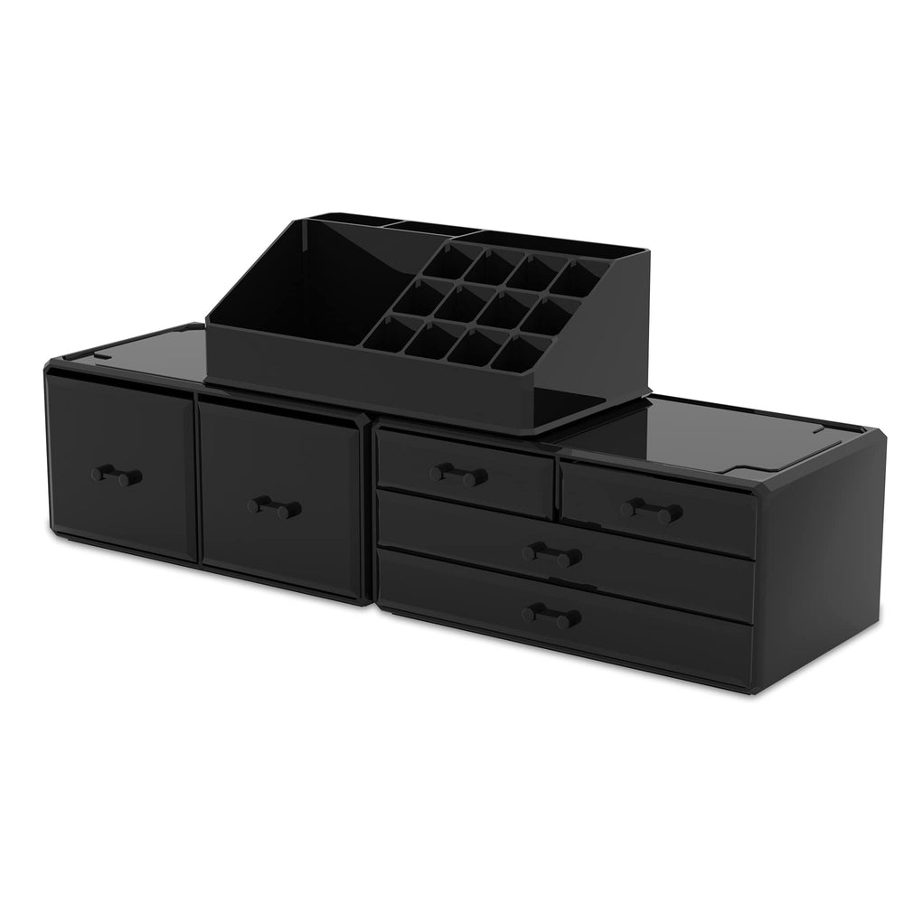 READAEER makeup organizer detachable design allows modular use or expansion
