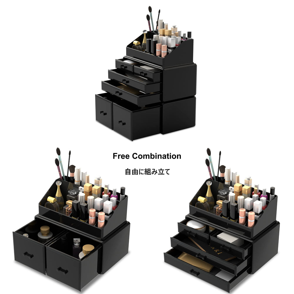 READAEER makeup organizer mesh liner protects jewelry and keeps items in place