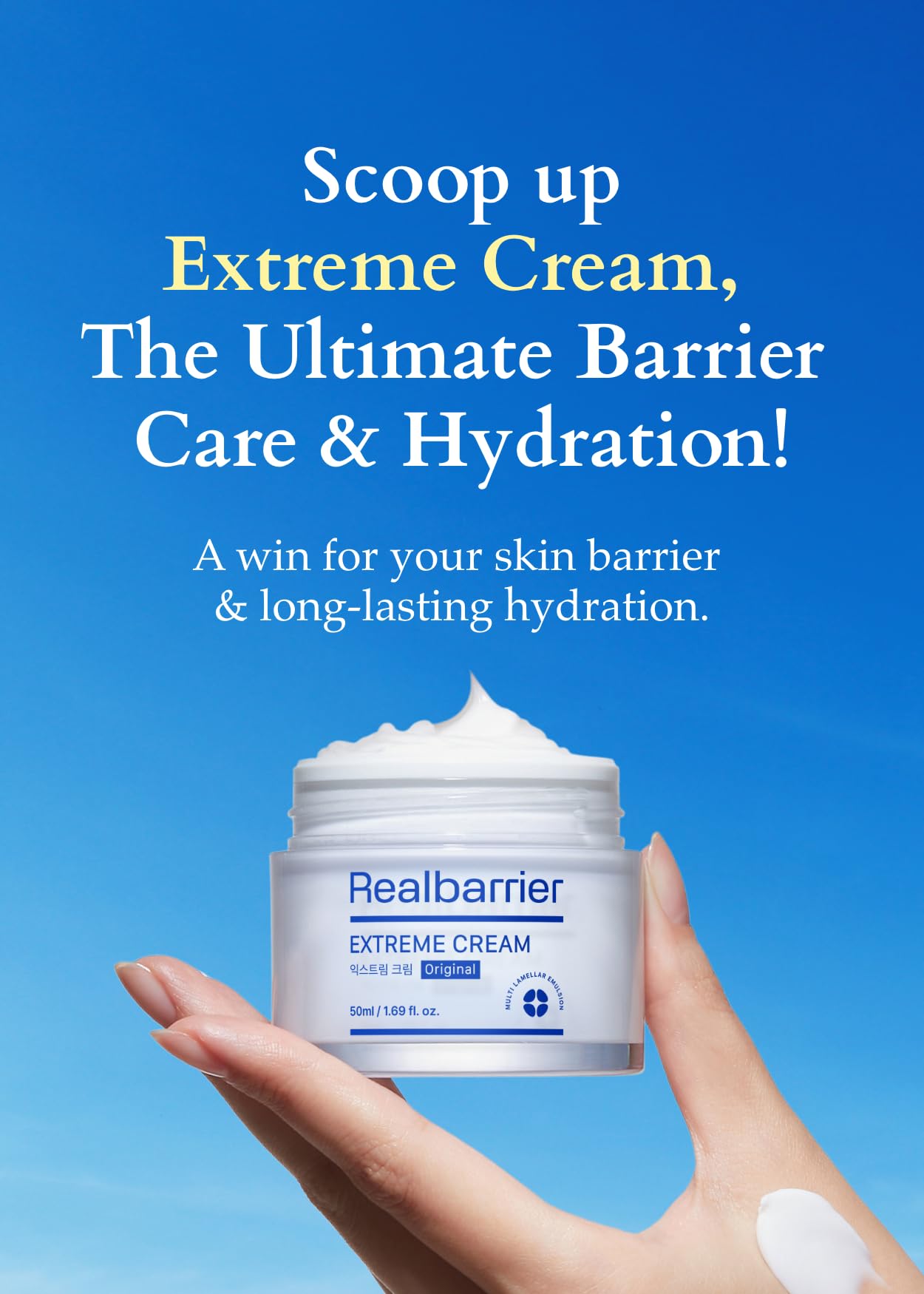 Real Barrier Extreme Cream suitable for night-time routine
