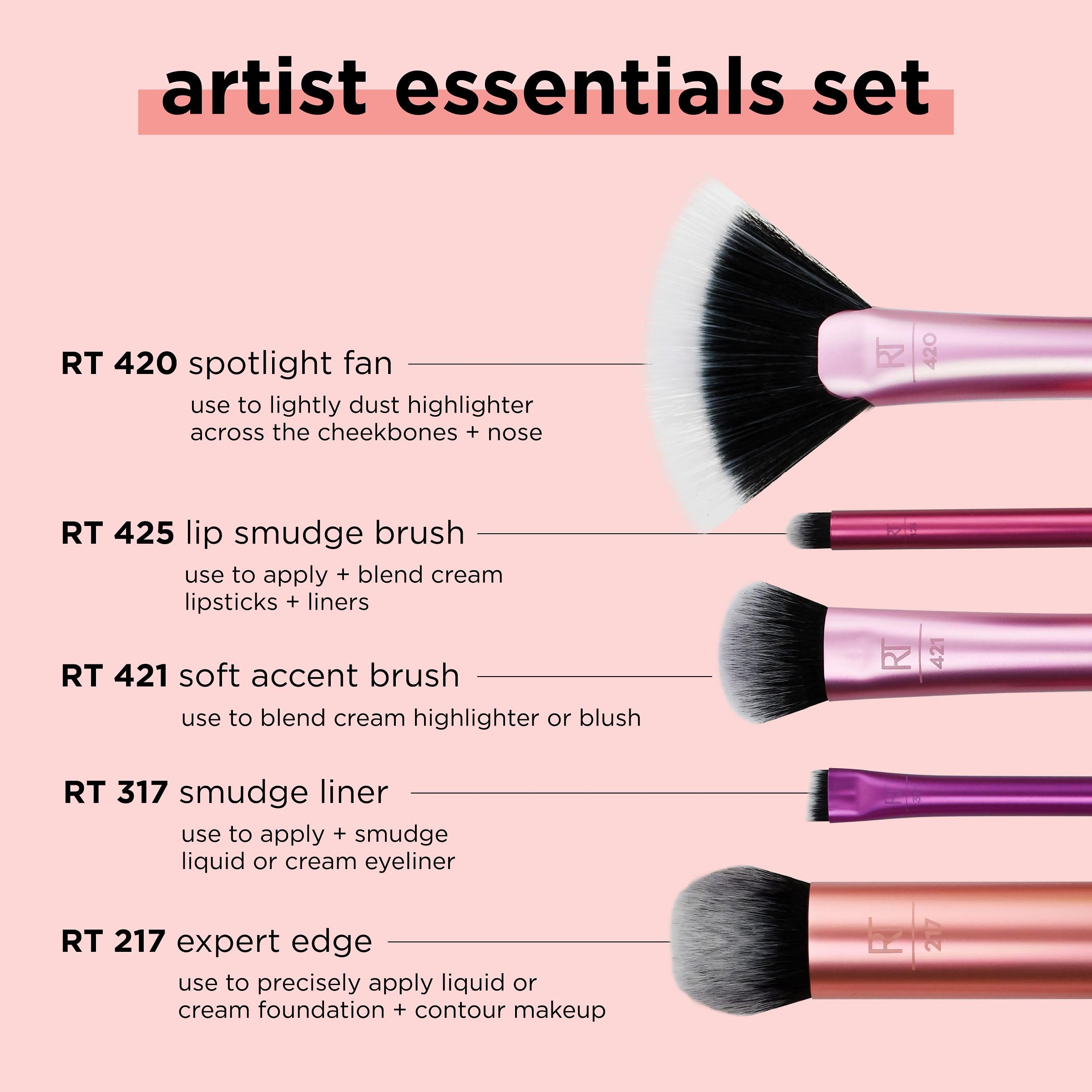 Real Techniques 420 powder contour brush for seamless contour and soft highlight