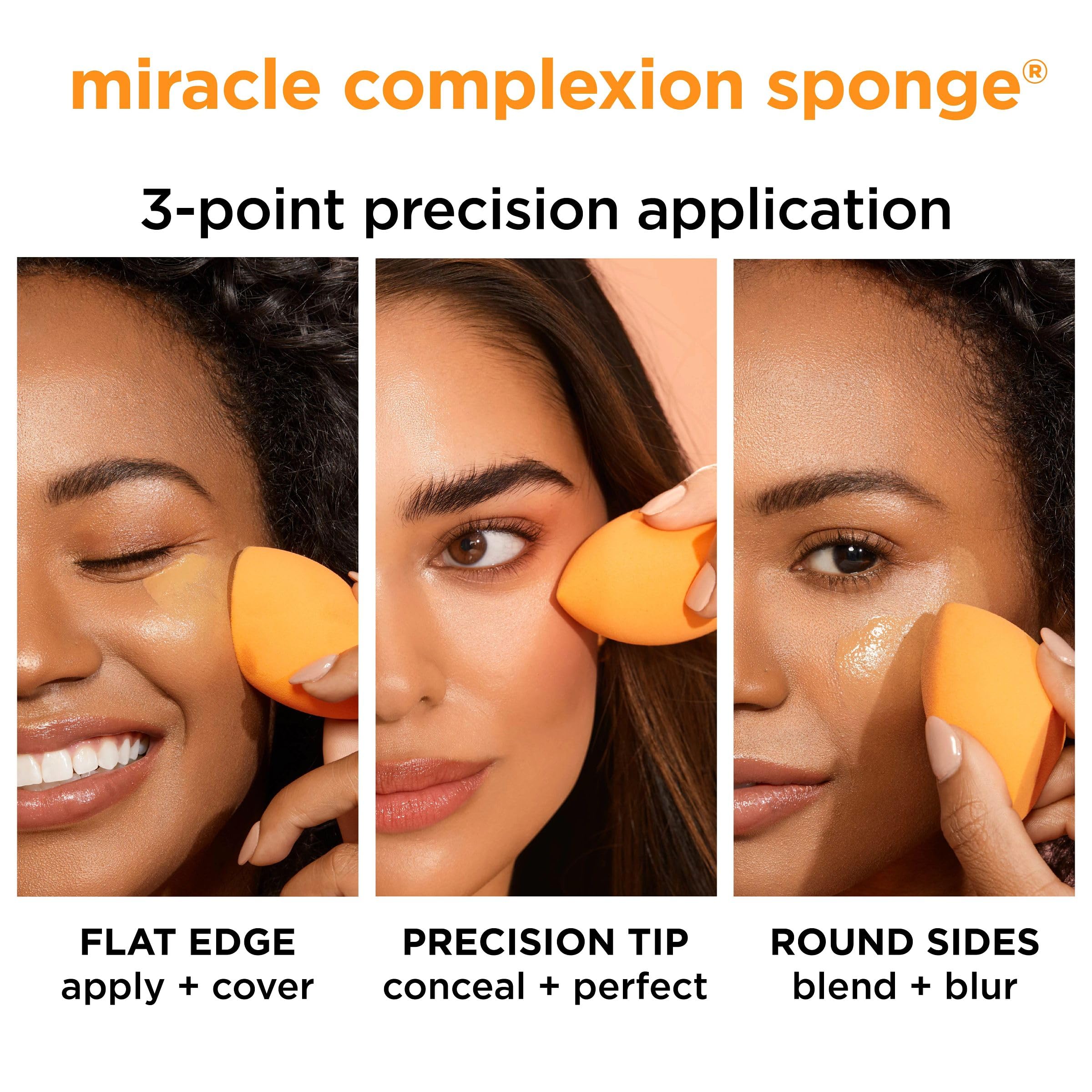 Damp Real Techniques sponge delivers a dewy glow.