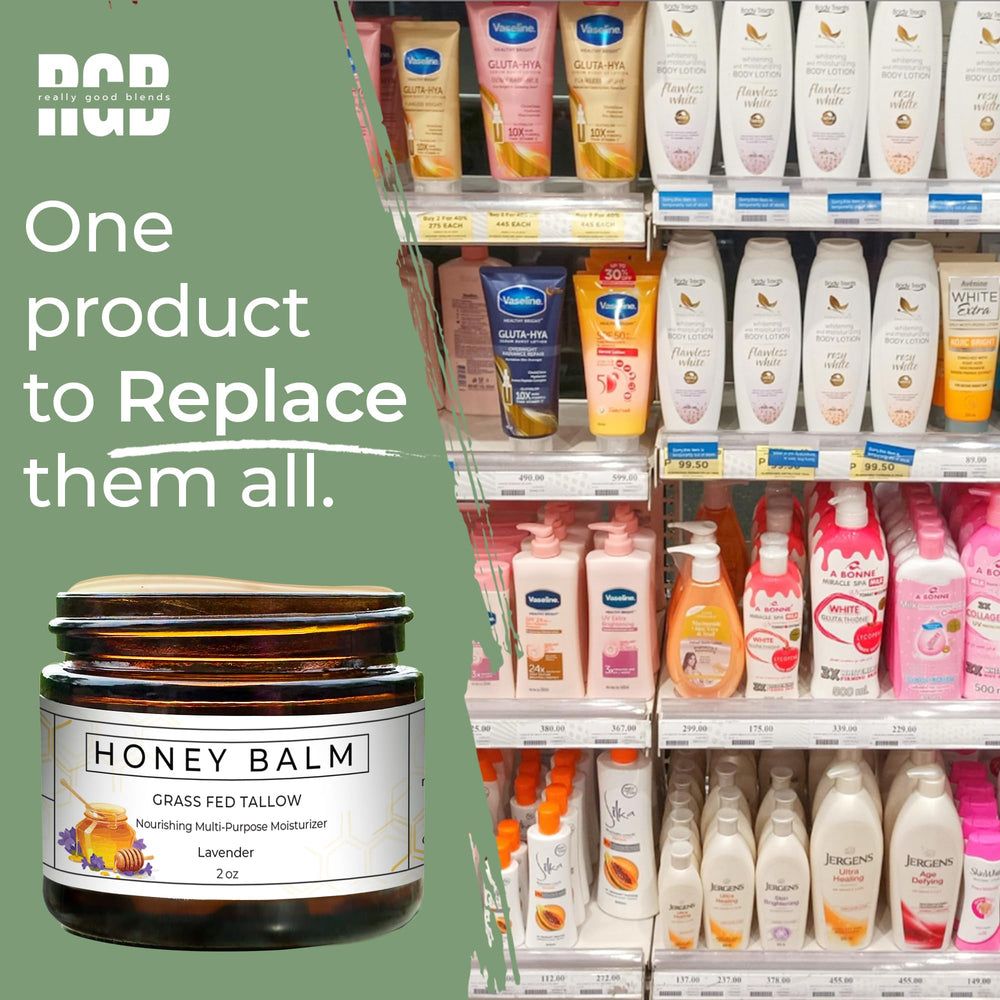 Really Good Blends balm swatch on skin suggests hydration without heaviness