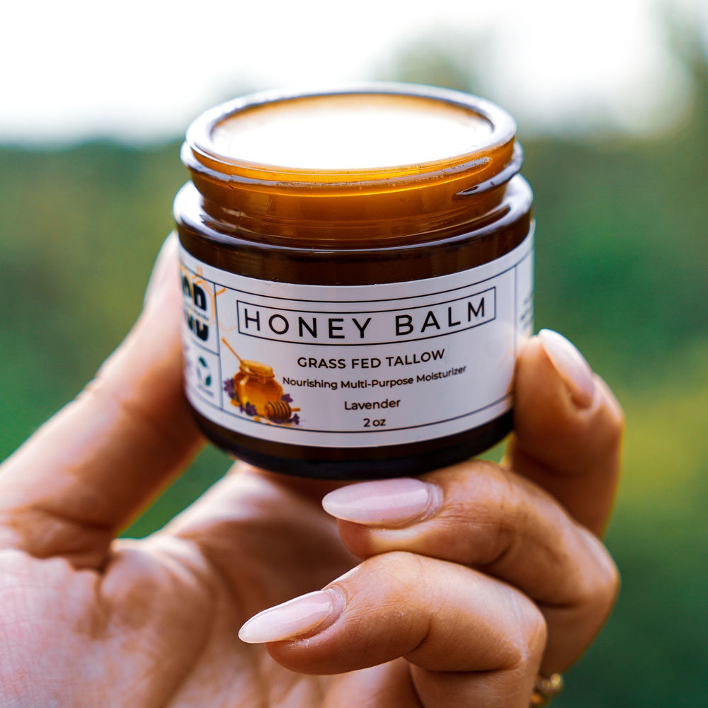 Really Good Blends lavender label shot emphasizes organic ingredients and USA-made craftsmanship