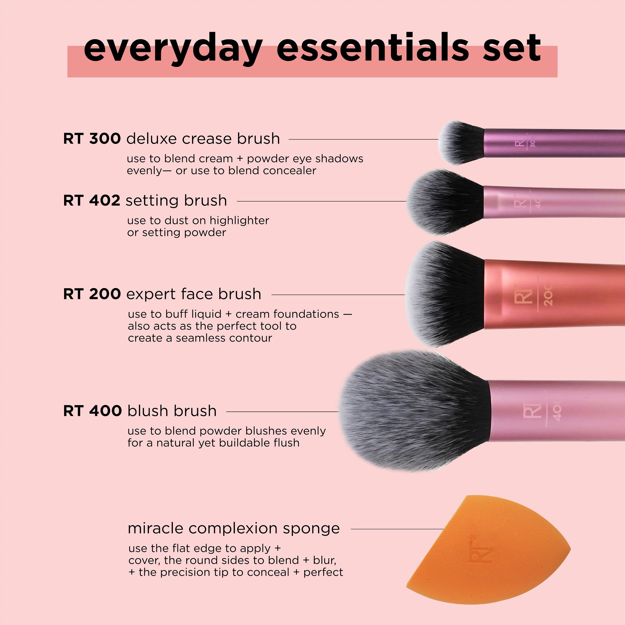 Real Techniques Everyday Essentials 200 Expert Face Brush for flawless foundation blend