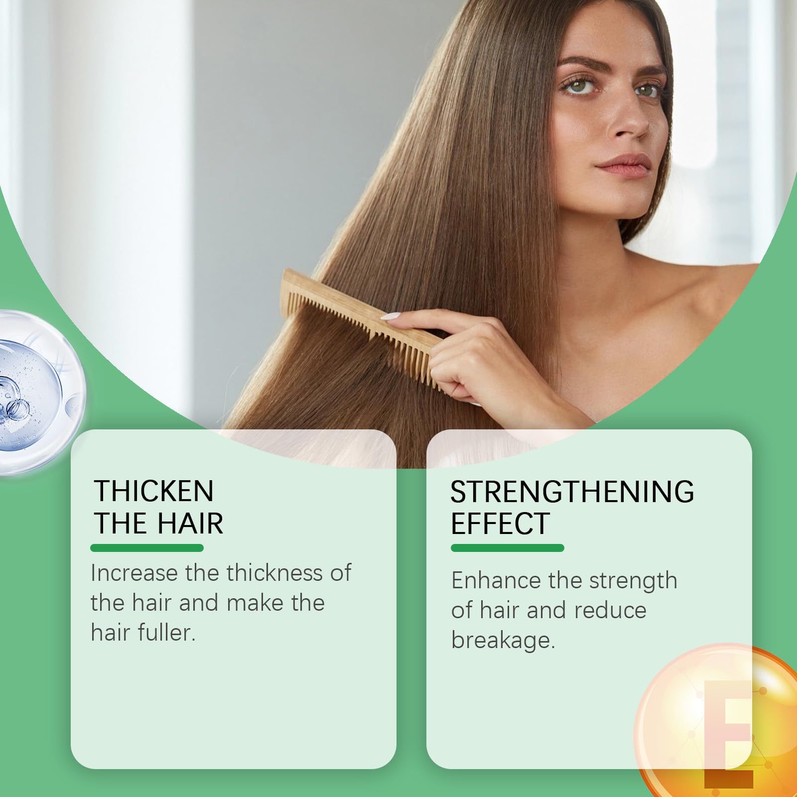 REATIFUL rosemary hydrolyzed keratin shampoo label highlights thicker, stronger hair potential