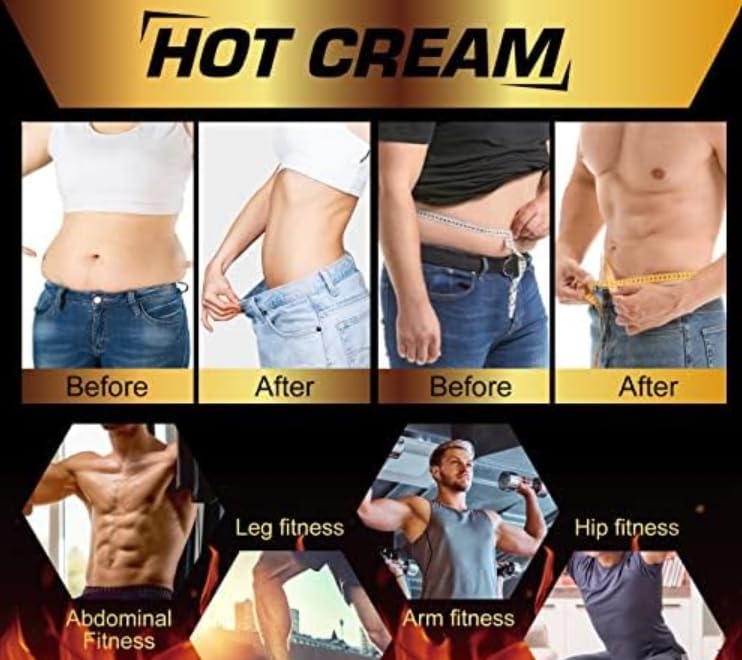 REBODUM Hot Sweat Cream for women and men illustrates inclusive everyday use