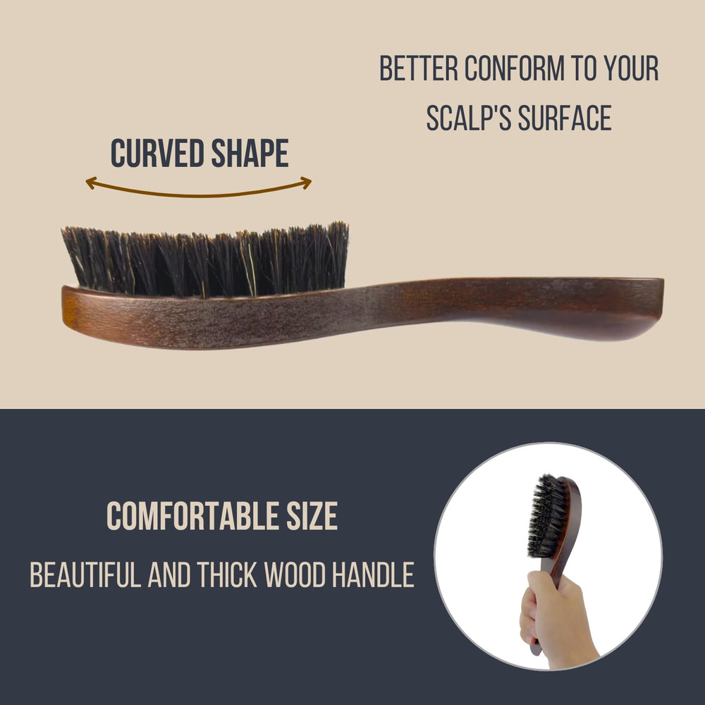 Reccsy curved-tip scissors trim moustache and eyebrows precisely