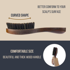 Reccsy curved-tip scissors trim moustache and eyebrows precisely