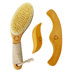 Reccsy dry brush for lymphatic drainage routine to boost circulation