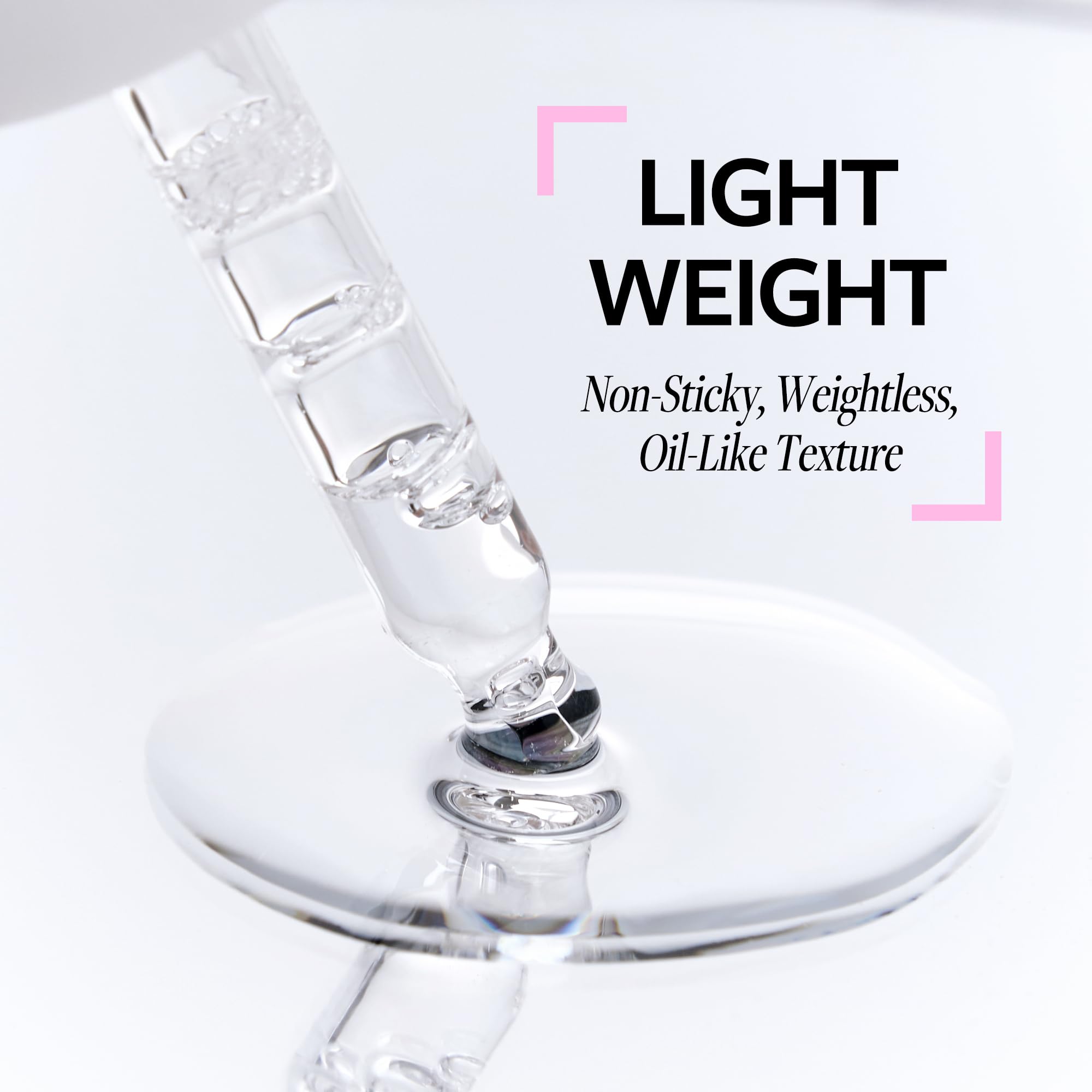 RE:CIPE Volufiline ampoule silky-finish emphasizes quick absorption with a non-sticky, smooth touch.