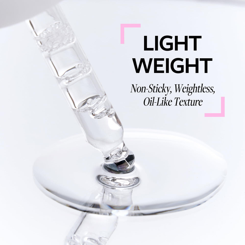 RE:CIPE Volufiline ampoule silky-finish emphasizes quick absorption with a non-sticky, smooth touch.
