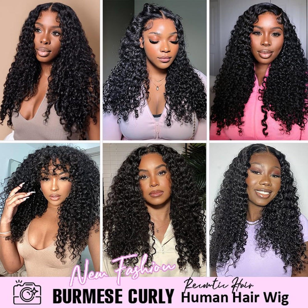 Recomtic long curly wig styling ideas image with versatile looks.