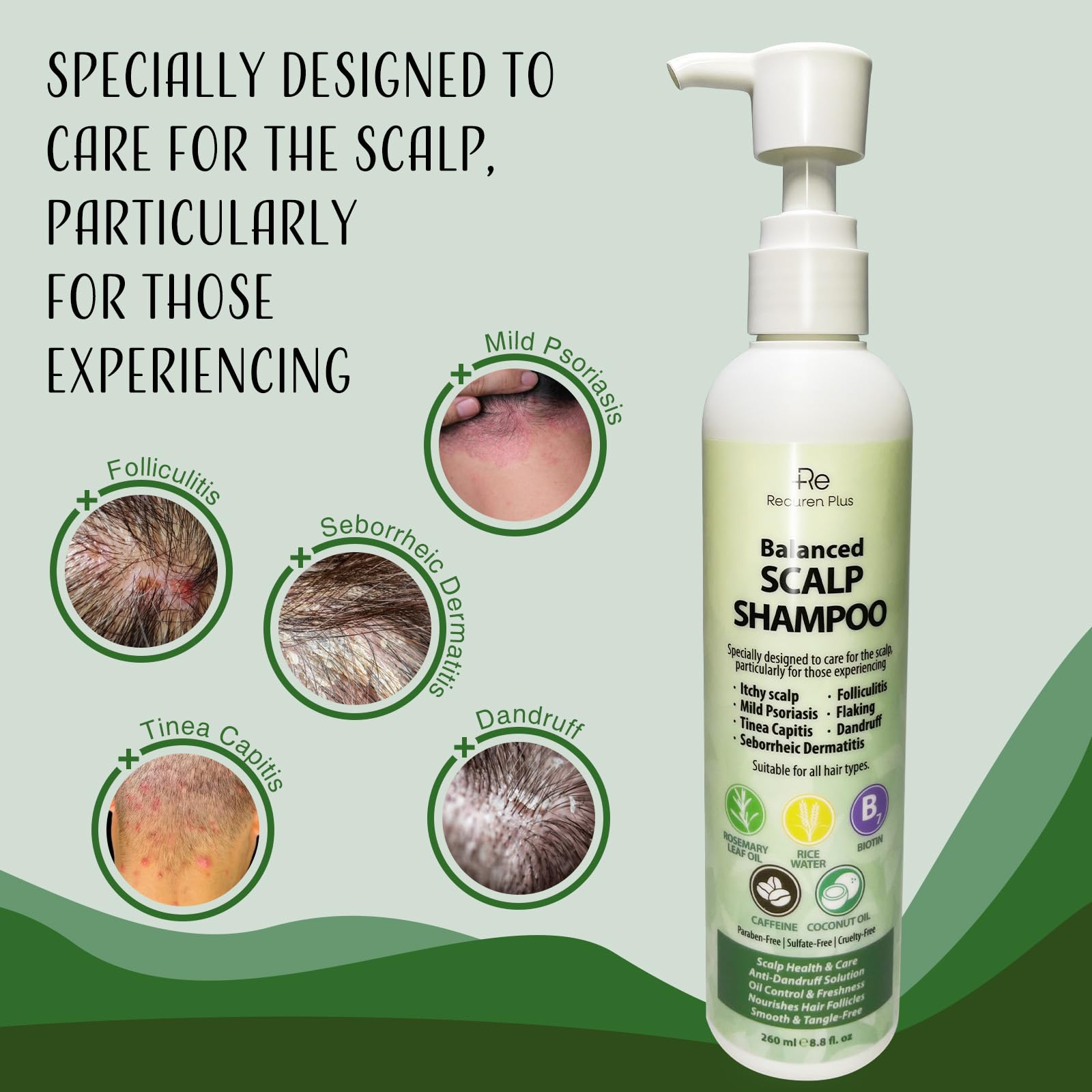 Recuren Plus dewy lather ready for cleansing