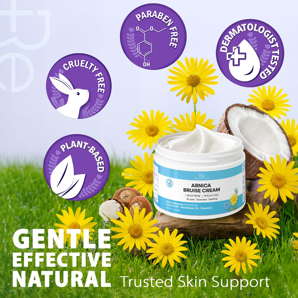 Recuren Plus packaging box emphasizing plant-based, dermatologist-tested formula.