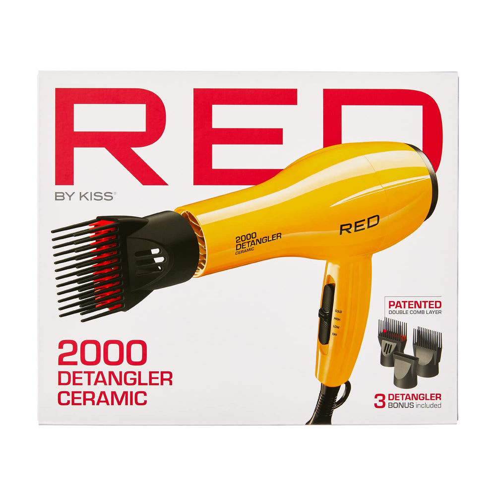 Red by Kiss 2000 in-use highlights smooth airflow for frizz-reducing results.
