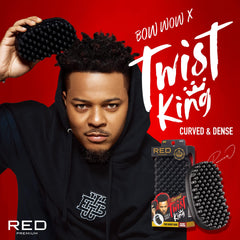 Red by Kiss Bow Wow X Twist King ergonomic-handle provides comfortable, precise control