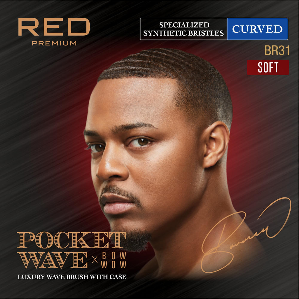 Red by Kiss durable on-the-go brush for durag sessions and travel
