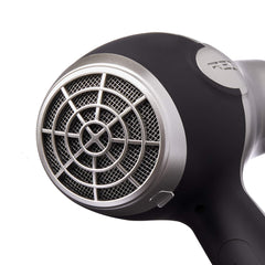 RED by Kiss tourmaline ceramic technology image shows frizz reduction and shine