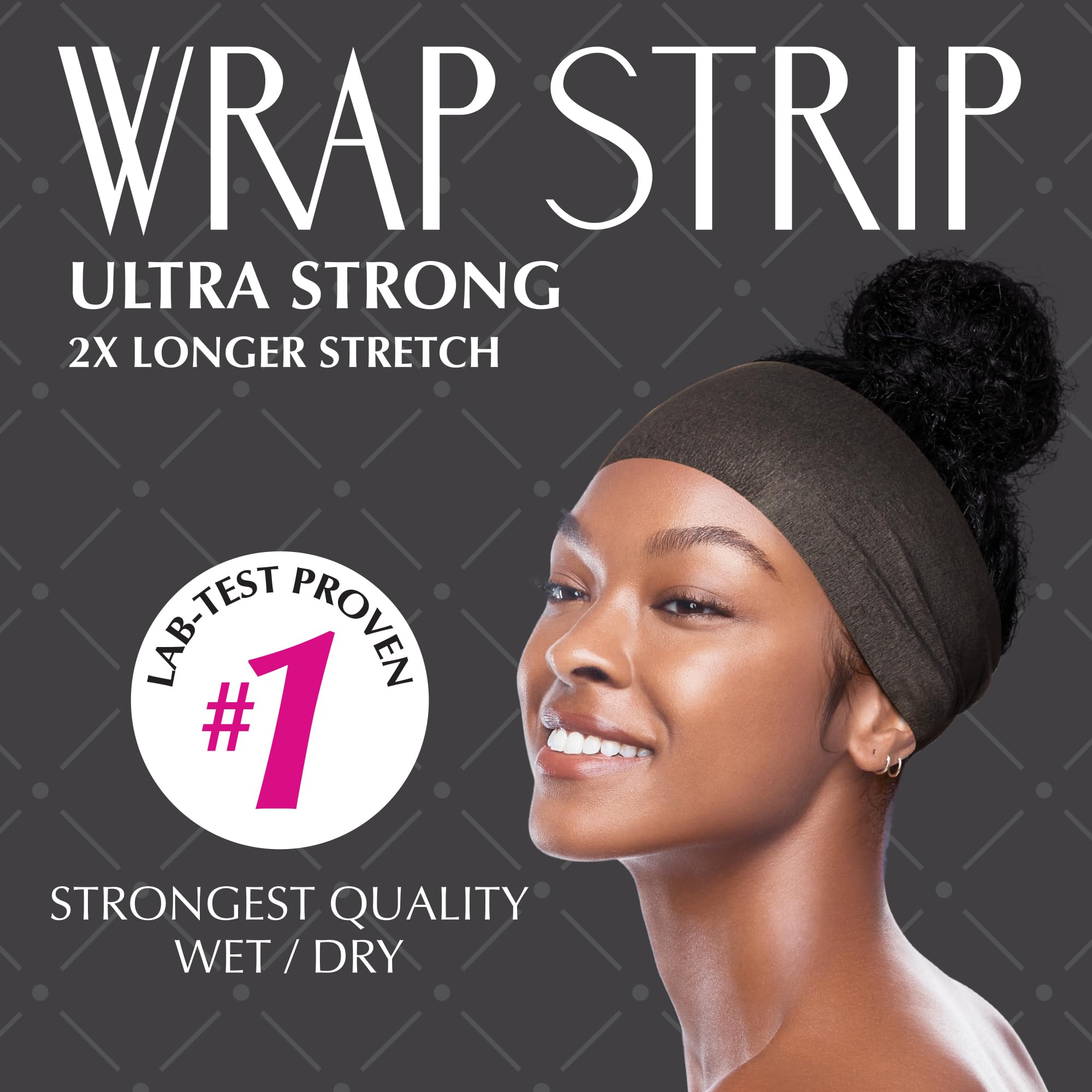 Red by Kiss lab-tested strength badge indicating reliable grip across hair types