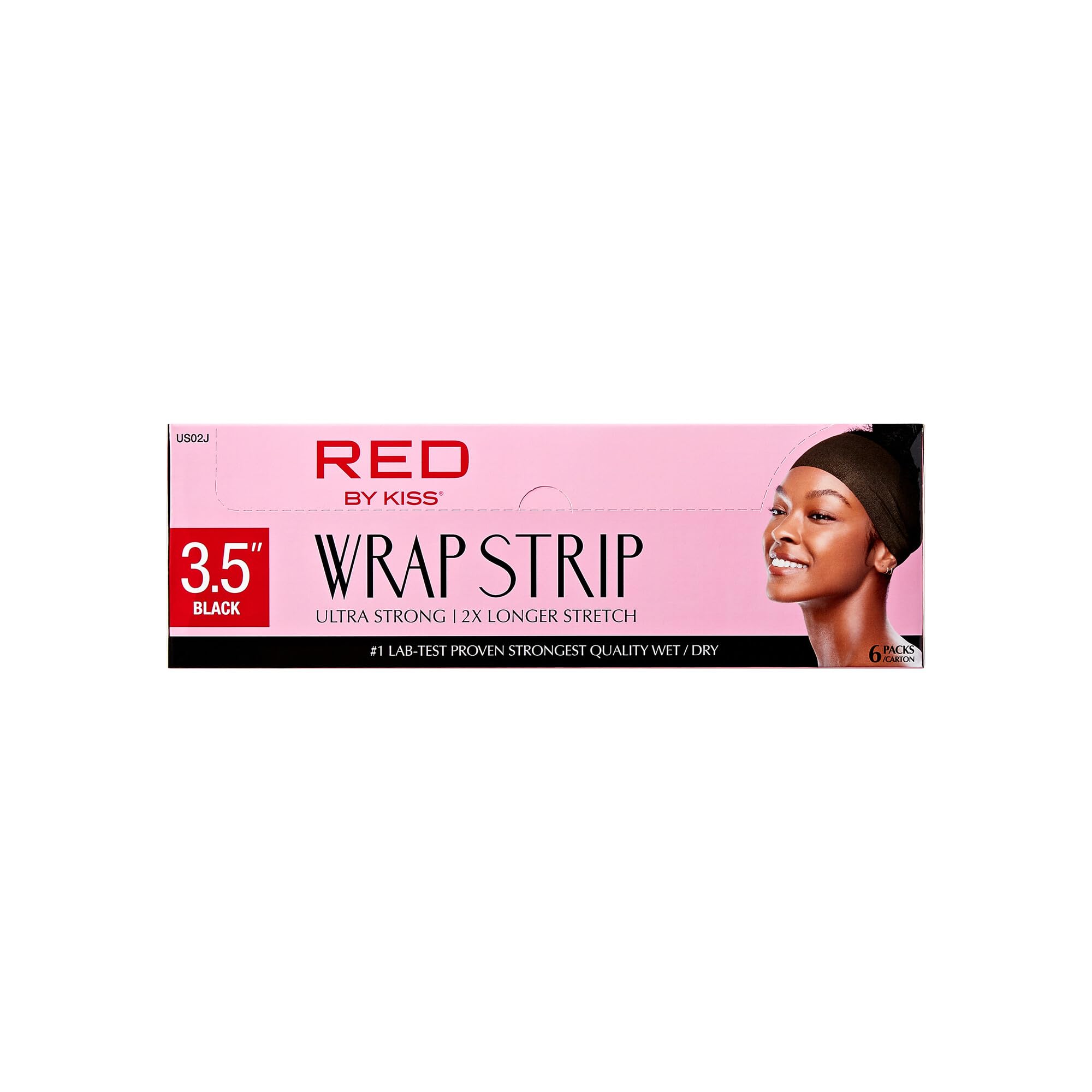 Red by Kiss strip texture highlighting soft comfortable feel for wet and dry hair