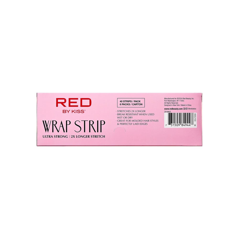 Red by Kiss strips used on wet and dry hair for versatile styling options