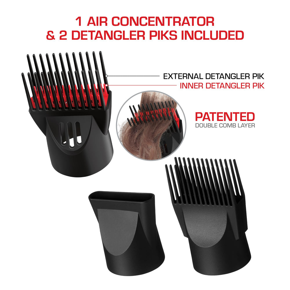 RED by Kiss 3 heat settings enabling customized drying for your hair type.