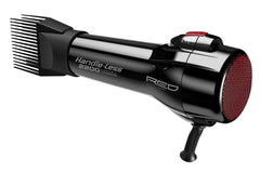 RED by Kiss dryer side with attachments showing comb functionality for detangling.