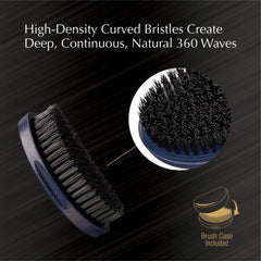Red by Kiss high-density hard bristles head for rapid wave training and precision