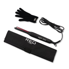 Red by Kiss pencil flat iron travel-pouch included for effortless on-the-go styling