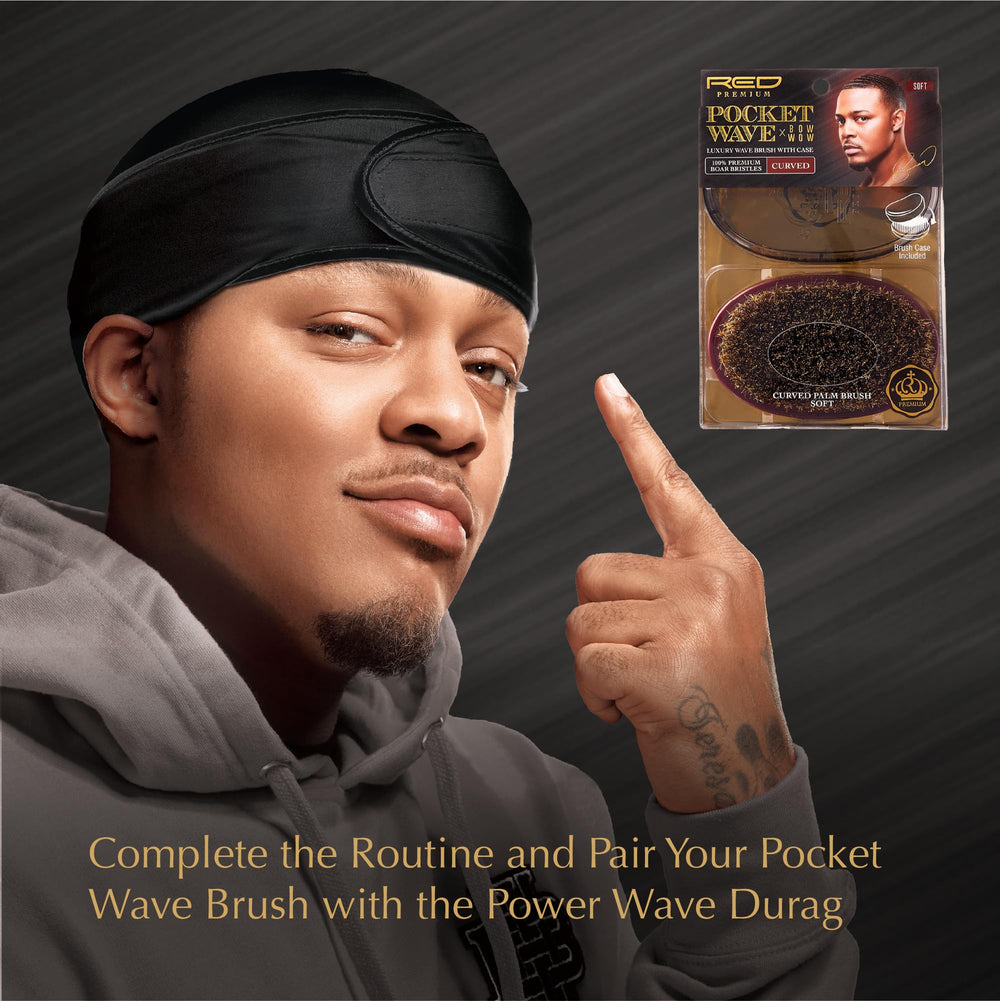 Red by Kiss Pocket Wave Bow Wow ideal for coarse hair management