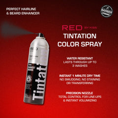 Red by Kiss Tintation darkest brown shade matches natural hair for seamless blend.