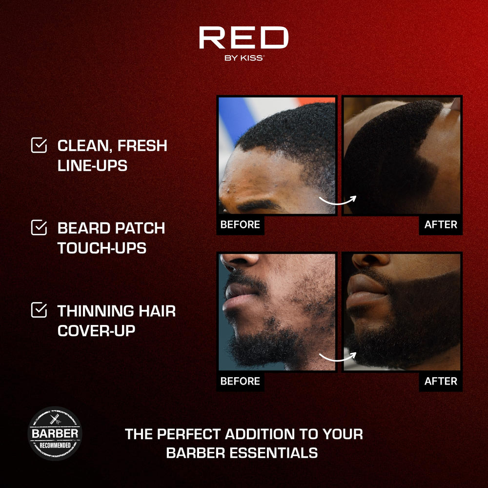 RED by Kiss Tintation smudge-proof finish keeps color intact during styling and weather.