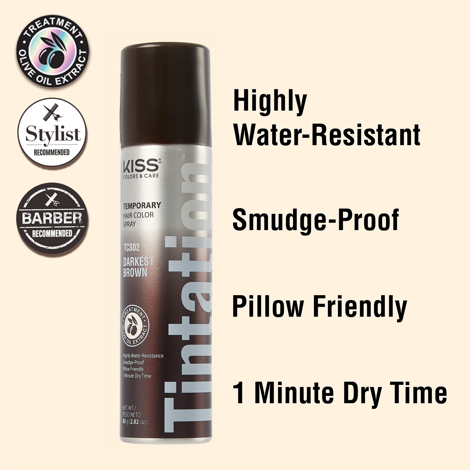 Red by Kiss Tintation water-resistant formula remains vibrant during activities