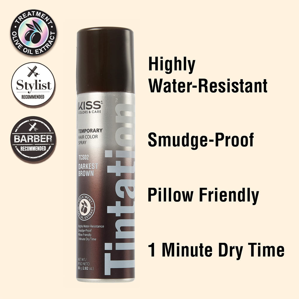 Red by Kiss Tintation water-resistant formula remains vibrant during activities