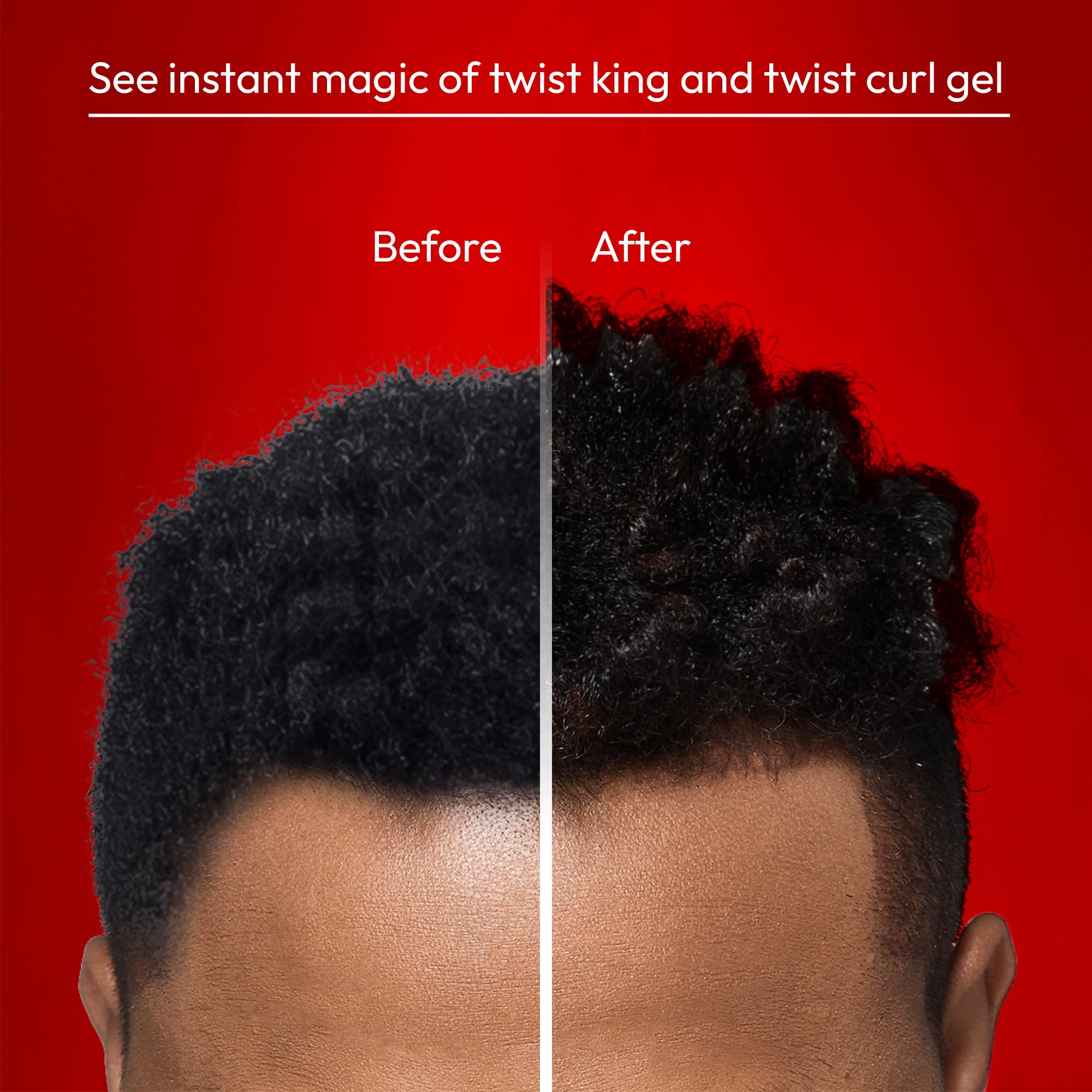 Red by Kiss X Bow Wow Styler shows soft hold on curly waves for natural-looking definition.