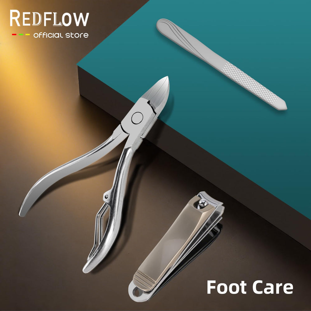 RedFlow eyebrow, ear, and nose tools enable precise grooming at home.