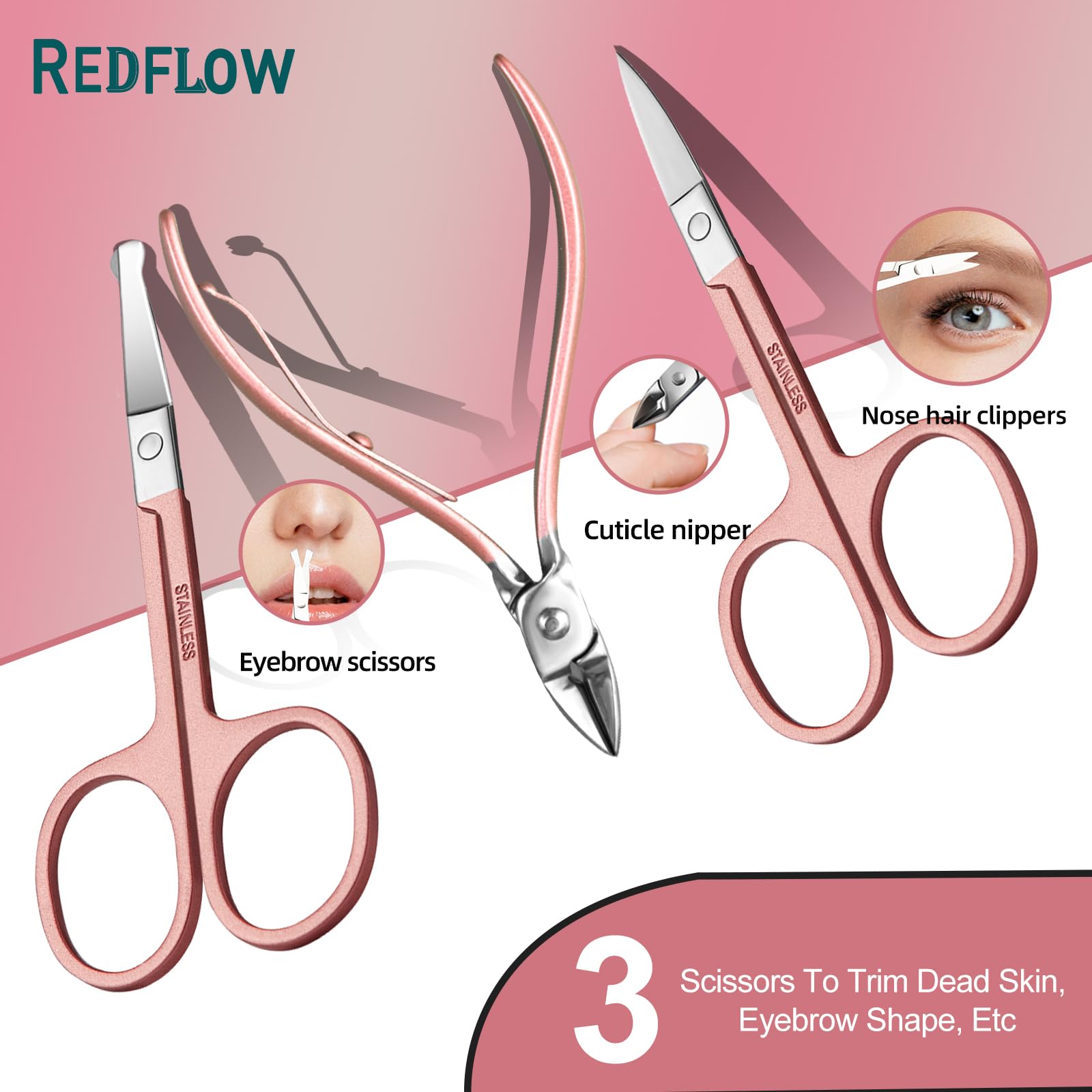 RedFlow eyebrow and nose tool for precise grooming.