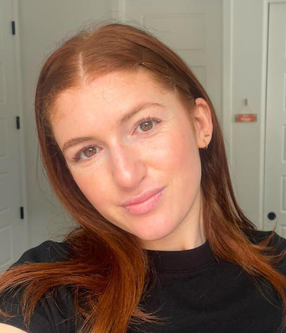 Redhead Revolution Gingerlash ingredient label highlights cruelty-free Leaping Bunny certification.