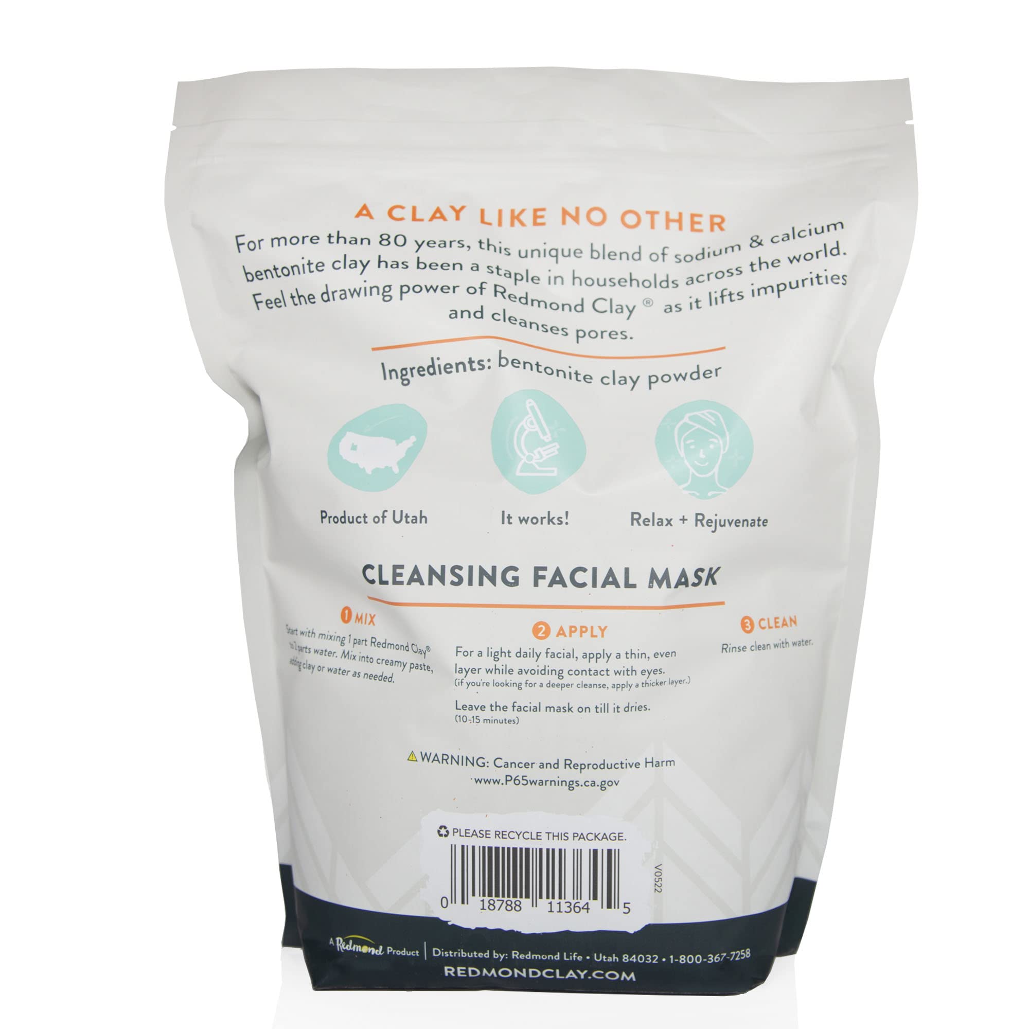 Redmond Clay face mask mix in bowl ready to create a smooth paste.