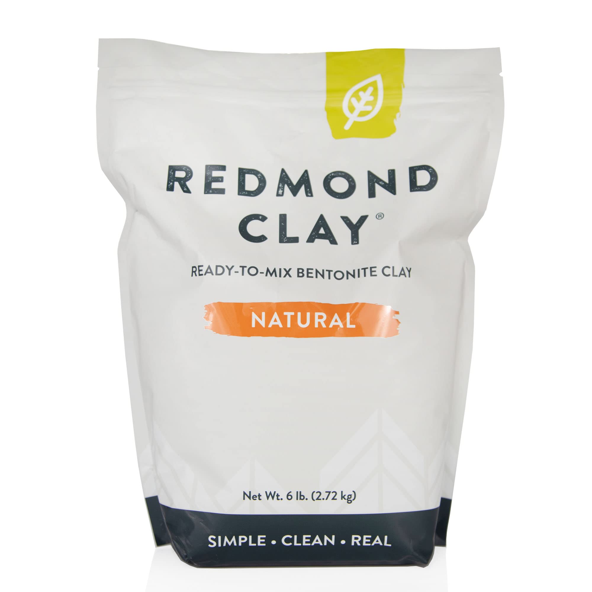 Redmond Clay natural bentonite powder for DIY masks and skincare routines.