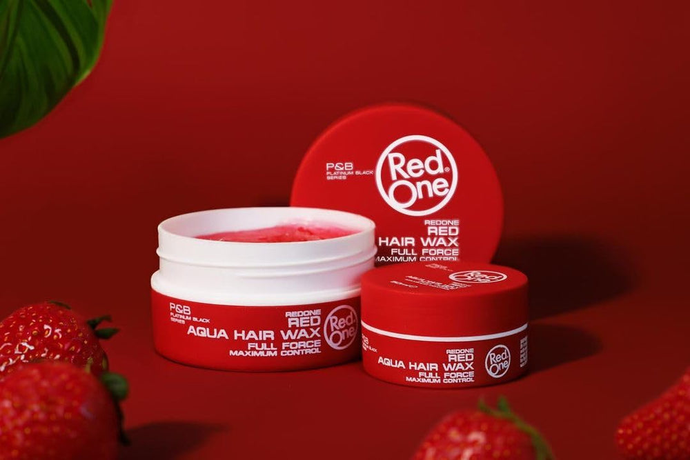 RedOne Aqua Hair Wax model hold shows dynamic style with lasting shine.