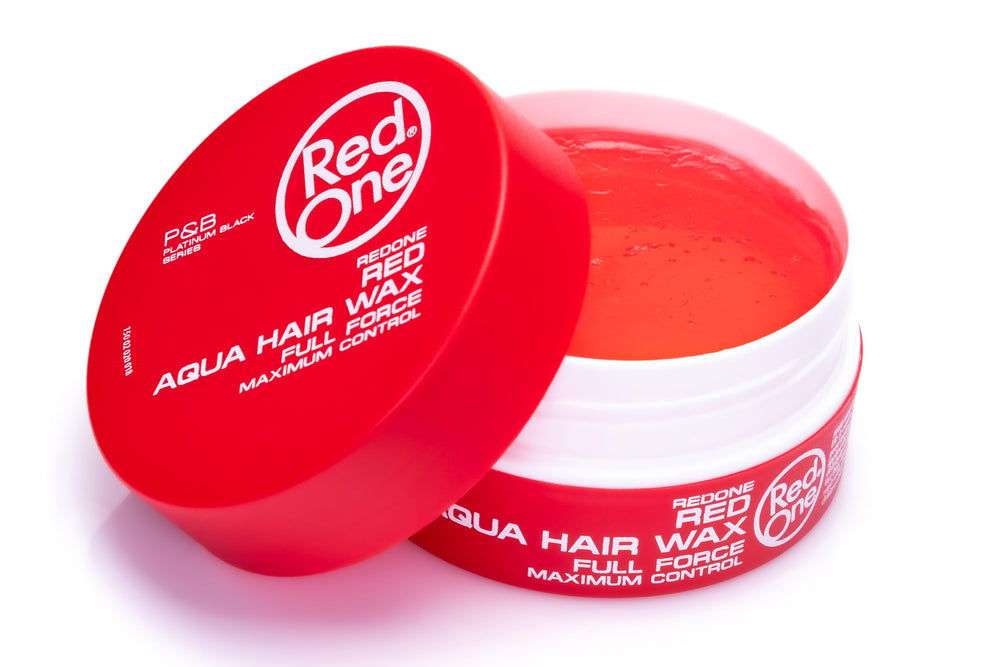 Redone Hair Wax Red beard styling scenario showcasing crisp edges.