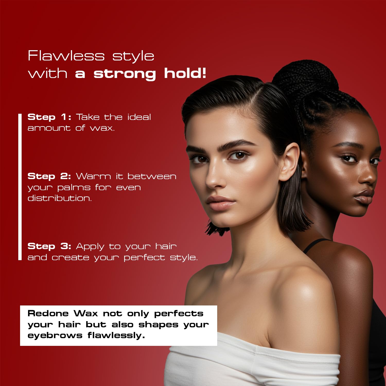 Redone Hair Wax Red pack-2 150ml jars offering long-term value.