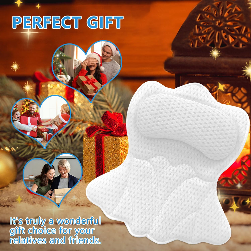 REEZEIVI bath pillow is machine washable and quick-drying for easy care