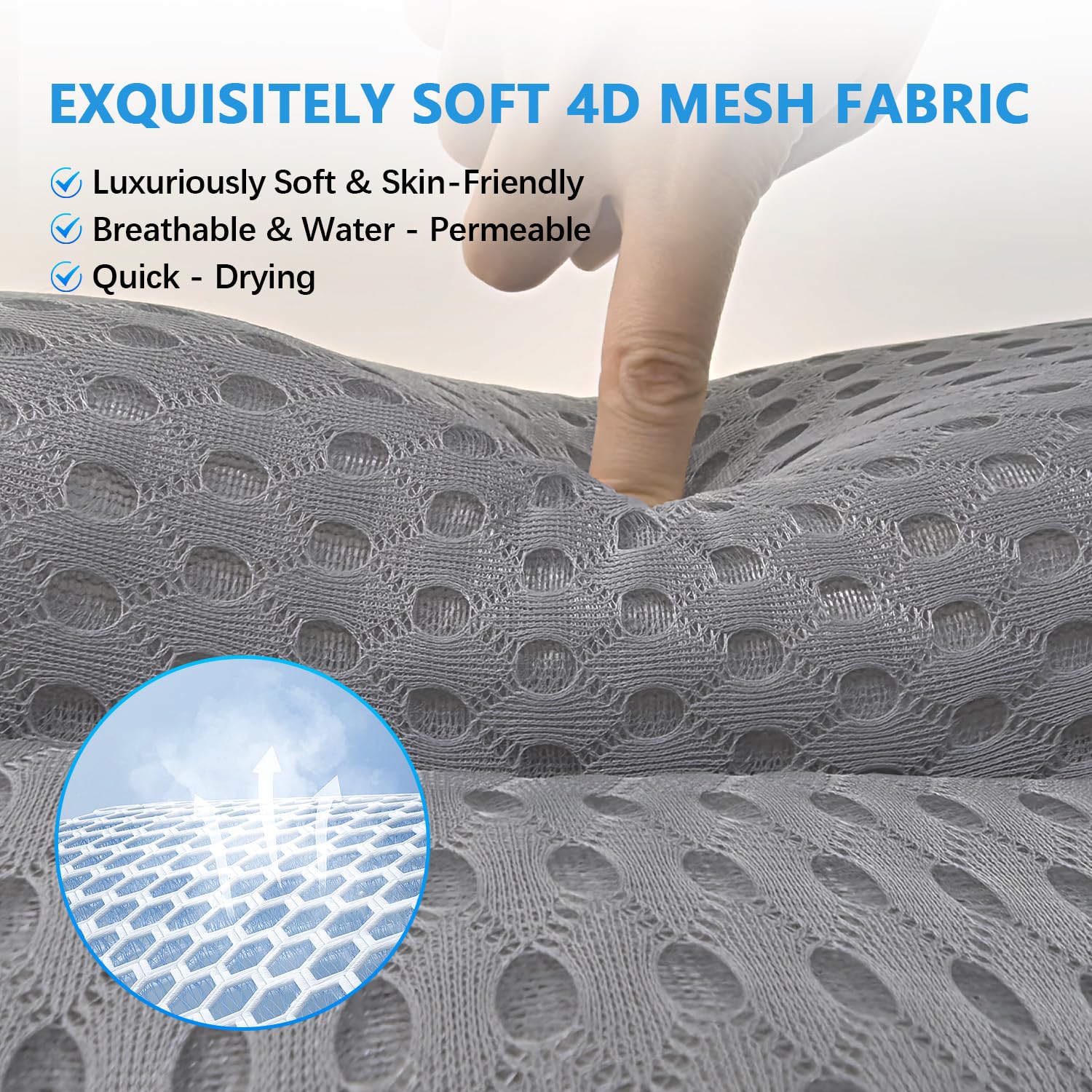 REEZEIVI bath pillow neck-and-back-support aligns head and spine for post-bath relaxation