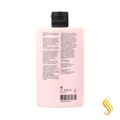 REF Illuminate Colour Conditioner hair-apply demonstrates detangling and smooth results